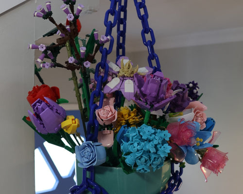 Electric Blue Plant Hanger